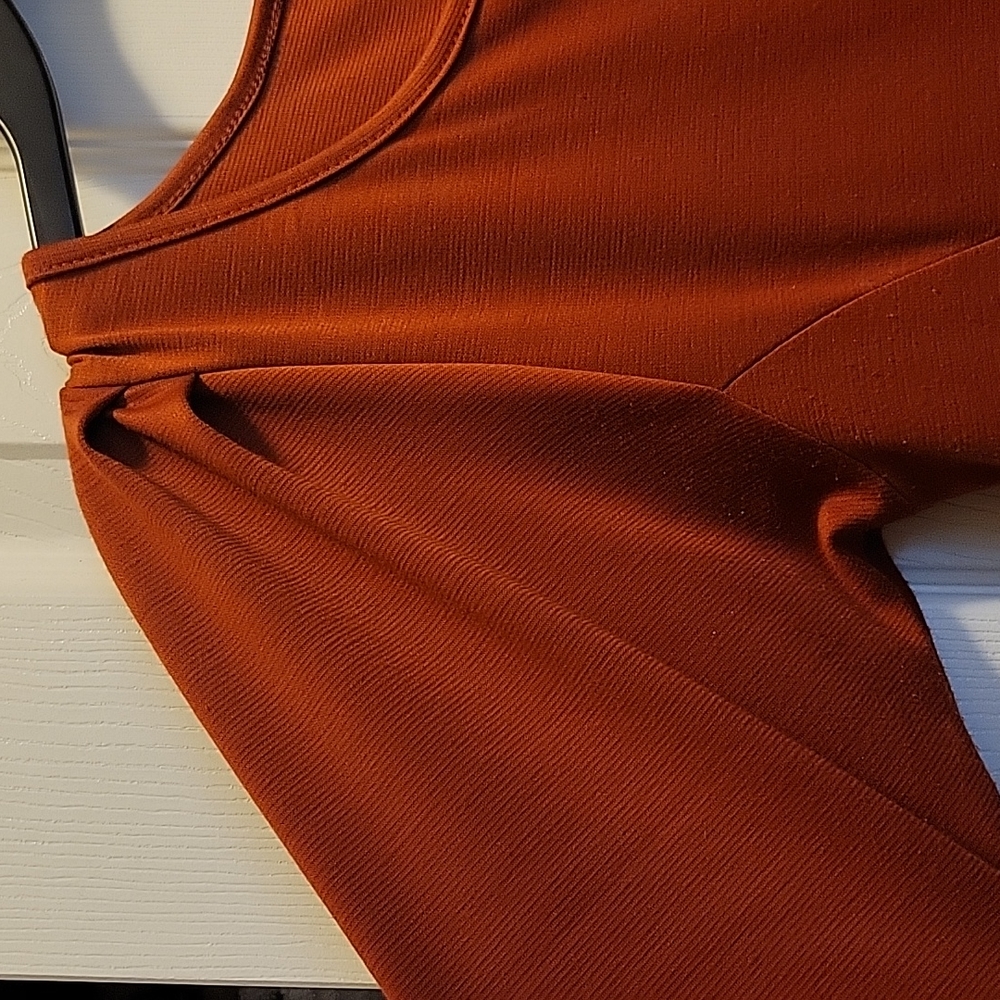 Rust Fall Dress - Picture 3 of 5